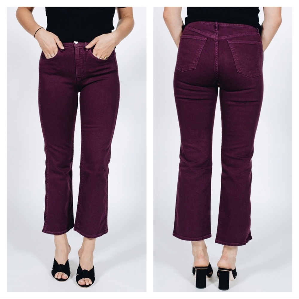 NEW 3x1 Shelter Wide-Leg cropped jeans